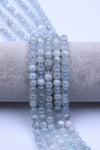Akuamarin Doğal Taş Dizi 6 mm Küre Kesim - DZ-1477