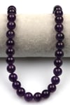 Ametist ( A Kalite ) Doğaltaş Dizi 10 mm Küre Kesim