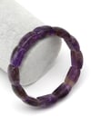 Ametist Doğal Taş Bileklik 10 x 16 mm Özel Kesim - BLK-2386