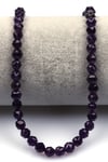 Ametist Doğal Taş Dizi 6 mm Hexagonel Kesim - DZ-1438
