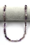 Ametist Doğal Taş Dizi 6 x 8 mm Mercimek Kesim