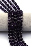 Ametist Doğal Taş Dizi 7 x 8 mm Küp Kesim - DZ-1428