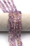 Ametrin Doğal Taş Dizi 6 x 8 mm Mercimek Kesim