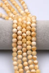 Aragonit Doğal Taş Dizi 8 mm Küre Kesim - DZ-1107