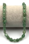 Aventurin Doğal Taş Dizi 7 x 11 mm Mercimek Kesim - DZ-1230