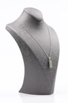 Aventurin Doğal Taş Silindir Kesim Kolye