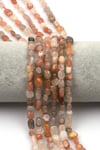 Ay Taşı Doğal Taş Dizi 6 x 8 mm Mercimek Kesim