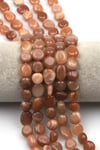 Ay Taşı Doğal Taş Dizi 7 x 11 mm Mercimek Kesim - DZ-1225