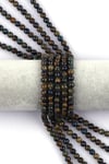 Azurit - Malakit Doğal Taş Dizi 6 mm Küre Kesim