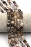 Botswana Akik Doğal Taş Dizi 10 x 13 mm Mercimek Kesim - DZ-1255