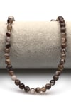 Botswana Akik Doğal Taş Dizi 6 mm Küre Kesim - DZ-0933