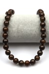 Bronzit Doğal Taş Dizi 10 mm Küre Kesim - DZ-0807