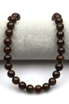 Bronzit Doğal Taş Dizi 10 mm Küre Kesim - DZ-0807