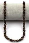 Bronzit Doğal Taş Dizi 6 x 8 mm Mercimek Kesim