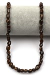 Bronzit Doğal Taş Dizi 6 x 8 mm Mercimek Kesim