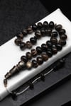 Bufalo Boynuzu Tesbih 10 x 13 mm Rondel Kesim - T-1595