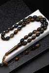 Bufalo Boynuzu Tesbih 10 x 14 mm Beyzi Kesim - T-1606