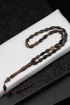 Bufalo Boynuzu Tesbih 5 x 10 mm Arpa Kesim