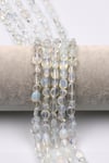 Cam Opal Dizi 6 x 8 mm Mercimek Kesim