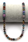 Candy Agate Doğal Taş Dizi 6 mm Küre Kesim