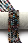 Candy Agate Doğal Taş Dizi 6 mm Küre Kesim
