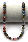 Candy Agate Doğal Taş Dizi 8 mm Küre Kesim