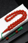 Çubuk Sıkma Tesbih 9 x 12 mm Beyzi Kesim - T-1572
