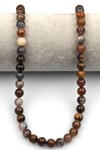 Dağ Akik (Mountain Agate) Doğaltaş Dizi 8 mm Küre Kesim
