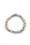 Dalmaçyalı Jasper Doğal Taş 8 mm Küre Kesim Bileklik