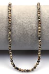 Dalmaçyalı Jasper Doğal Taş Dizi 3 mm Fasetli Küre Kesim - DZ-1575