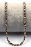 Dalmaçyalı Jasper Doğal Taş Dizi 3 mm Fasetli Küre Kesim - DZ-1575