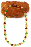 Damla Kehribar Bebek Diş Kolye - 32 cm - KHR-0333
