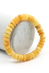 Damla Kehribar Bileklik 9 x 4 mm Rondel Kesim