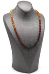 Damla Kehribar Kolye – 42 cm