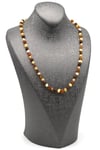 Damla Kehribar Kolye – 48 cm