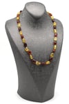 Damla Kehribar Kolye – 50 cm