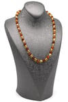 Damla Kehribar Kolye – 50 cm