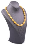 Damla Kehribar Kolye – 50 cm