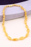 Damla Kehribar Kolye – 50 cm