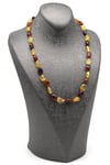 Damla Kehribar Kolye – 50 cm
