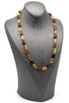Damla Kehribar Kolye – 52 cm