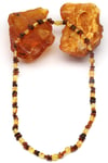 Damla Kehribar Kolye – 54 cm