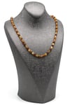 Damla Kehribar Kolye – 58 cm