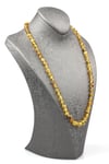 Damla Kehribar Kolye – 60 cm