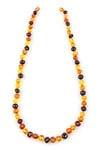 Damla Kehribar Kolye – 61 cm