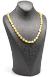 Damla Kehribar Kolye – 64 cm