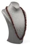 Damla Kehribar Kolye – 64 cm
