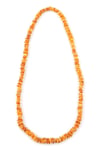 Damla Kehribar Kolye – 64 cm