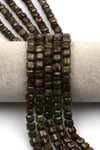 Dragon Blood Jasper Doğal Taş Dizi 6 mm Küp Kesim - DZ-1166