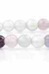 Florit Doğal Taş Bileklik 6 mm Fasetli Küre Kesim